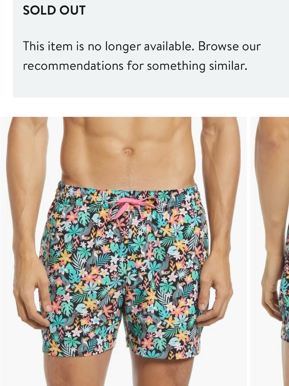 Chubbies 5.5” Inseam Tropical Floral Swim Trunks - size Large - Picture 11 of 11